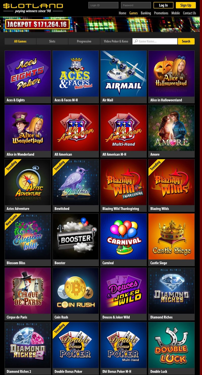 Image: What can I expect when I first hit the MadSlots UK site?